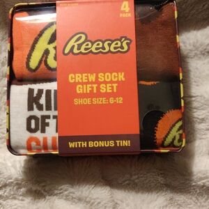 Crew Sock Gift Set - Orange, Brown, Black